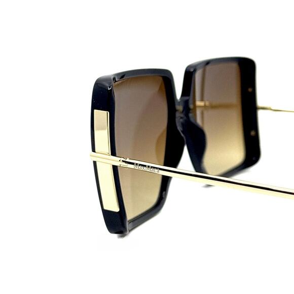 NEW!! MAXMARA Sunglasses Malibu4 MM0003 01F Authentic - Picture 7 of 12